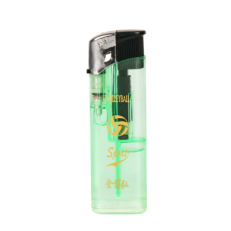 Simple transparent style Open Flame Lighter JH2020 (Transparent)