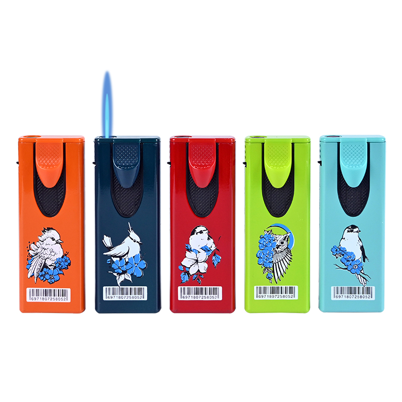 JH8052 Basketball series blue flame straight punch lighter